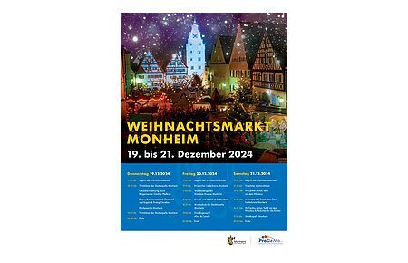 Weihnachtmarkt Monheim 19.-21.12.2024